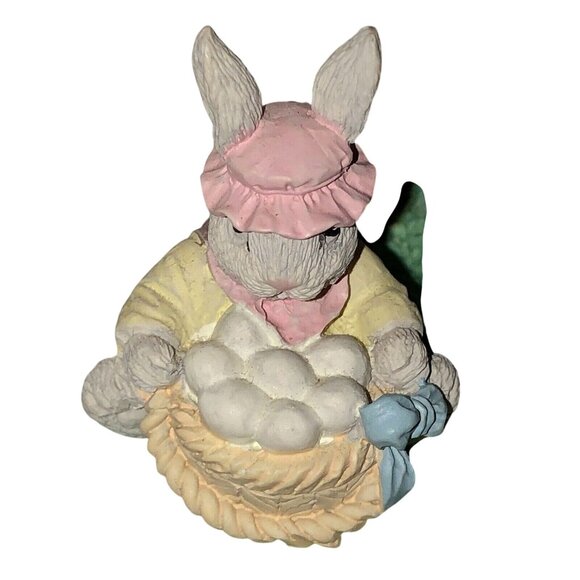 Vintage ABC Lighted Animated Musical Easter Bunny Cottage Used - Picture 15 of 16